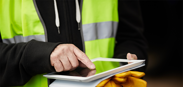 Person using IPad